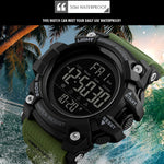 SKMEI 1384 Multifunktionale Herren Outdoor Mode Nachleuchtende Wasserdichte LED Digitaluhr