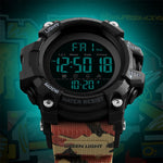 SKMEI 1384 Multifunktionale Herren Outdoor Mode Nachleuchtende Wasserdichte LED Digitaluhr