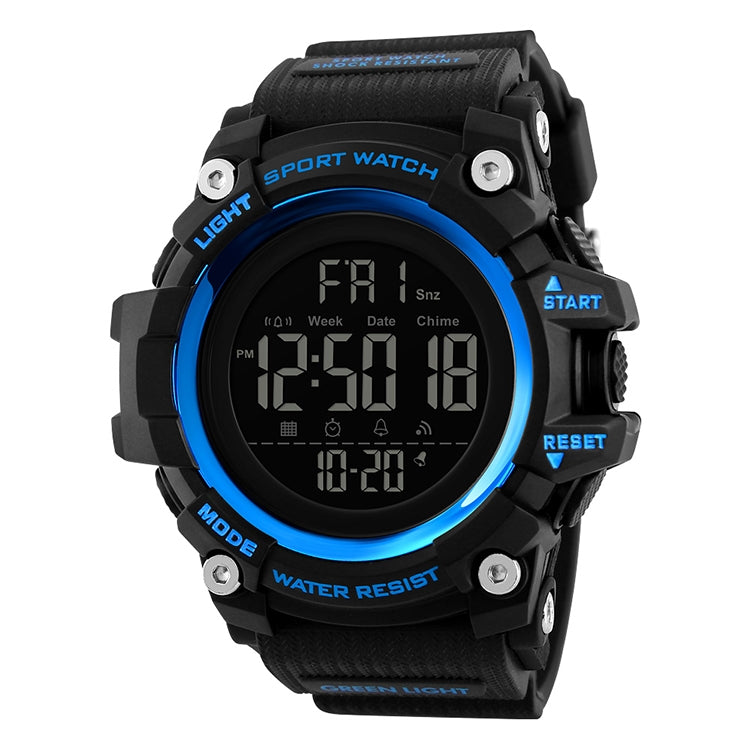 SKMEI 1384 Multifunktionale Herren Outdoor Mode Nachleuchtende Wasserdichte LED Digitaluhr