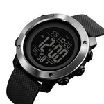 SKMEI 1416 Multifunktionale Outdoor Fashion Nachtleuchtende Wasserdichte Digitaluhr mit Stahlring, Stahlring, 1416 Stahlring