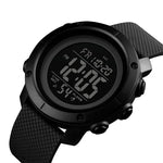 SKMEI 1426 Multifunktionale Outdoor Fashion Nachtleuchtende Wasserdichte Schwarz-Maschine-Gummi-Ring Digitaluhr, Schwarz-Maschine-Gummi-Ring, 1426 Schwarz-Maschine-Gummi-Ring