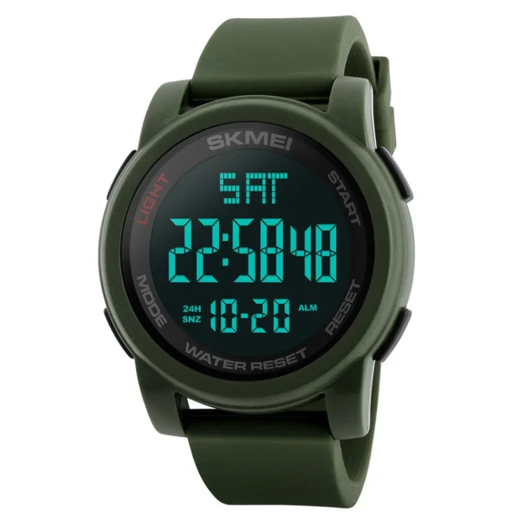 SKMEI 1257 Herren Modische Outdoor 50m Wasserdichte Digitale Sport Armbanduhr