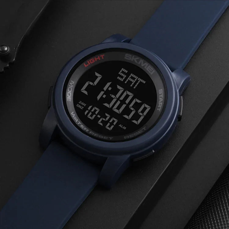 SKMEI 1257 Herren Modische Outdoor 50m Wasserdichte Digitale Sport Armbanduhr