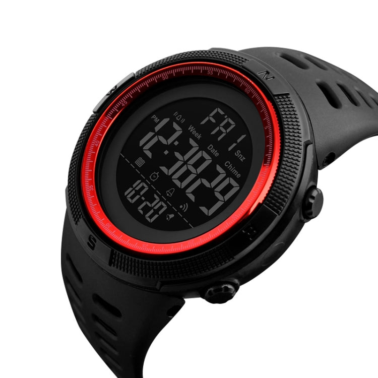 SKMEI 1251 Herren Modische Outdoor 50m Wasserdichte Sportuhr Digitaluhr mit PU-Armband