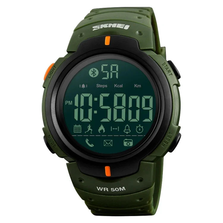 SKMEI 1301 Multifunktions 50m Wasserdichte Sport-Bluetooth Smartwatch, Kompatibel mit Android & iOS System