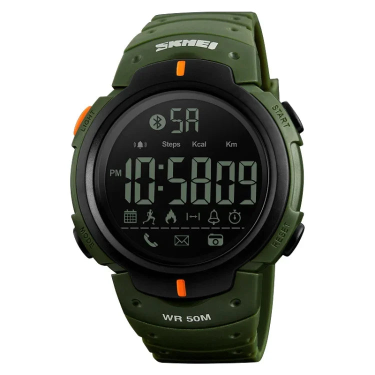 SKMEI 1301 Multifunktions 50m Wasserdichte Sport-Bluetooth Smartwatch, Kompatibel mit Android & iOS System