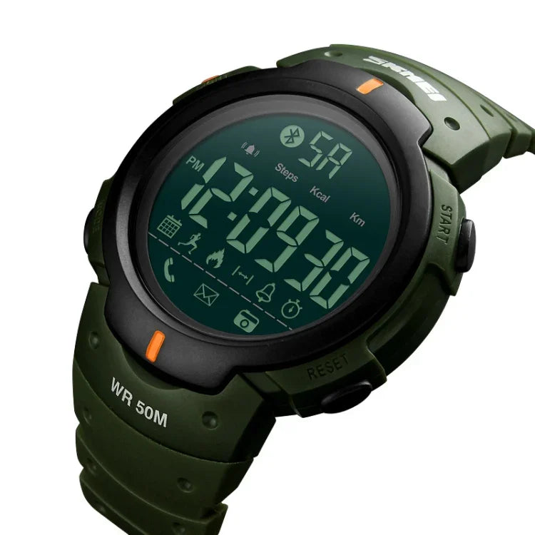 SKMEI 1301 Multifunktions 50m Wasserdichte Sport-Bluetooth Smartwatch, Kompatibel mit Android & iOS System