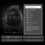 SKMEI 1301 Multifunktions 50m Wasserdichte Sport-Bluetooth Smartwatch, Kompatibel mit Android & iOS System