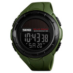 SKMEI 1405 Modische Solar Outdoor-Sportuhr Multifunktionale 50m Wasserdichte Herren Digitaluhr
