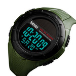 SKMEI 1405 Modische Solar Outdoor-Sportuhr Multifunktionale 50m Wasserdichte Herren Digitaluhr