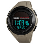 SKMEI 1405 Modische Solar Outdoor-Sportuhr Multifunktionale 50m Wasserdichte Herren Digitaluhr