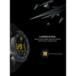 EX18 Smart Sports Watch FSTN Full View Screen Luminous Dial High Tensile TPU Strap, Support Steps Counting / Burned Calory / Calendar Date / Bluetooth 4.0 / Incoming Call Reminder / Low Battery Reminder
