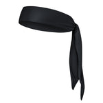 Unisex Schweißableitendes, dehnbares Sport-Yoga-Gym-Bandana Stirnband Schweißband Kopftuch Schal Wickel, Größe: 1.2*0.06m, Stirnband Schweißband (Schwarz)