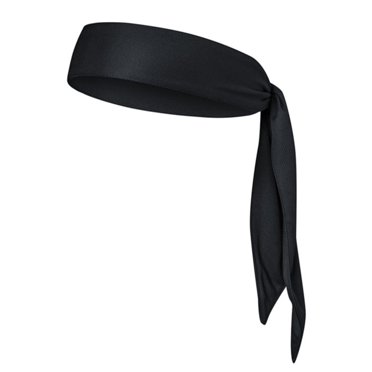 Unisex Schweißableitendes, dehnbares Sport-Yoga-Gym-Bandana Stirnband Schweißband Kopftuch Schal Wickel, Größe: 1.2*0.06m, Stirnband Schweißband (Schwarz)