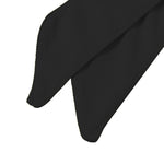 Unisex Schweißableitendes, dehnbares Sport-Yoga-Gym-Bandana Stirnband Schweißband Kopftuch Schal Wickel, Größe: 1.2*0.06m, Stirnband Schweißband (Schwarz)