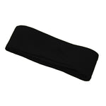 Unisex Schweißableitendes, dehnbares Sport-Yoga-Gym-Bandana Stirnband Schweißband Kopftuch Schal Wickel, Größe: 1.2*0.06m, Stirnband Schweißband (Schwarz)
