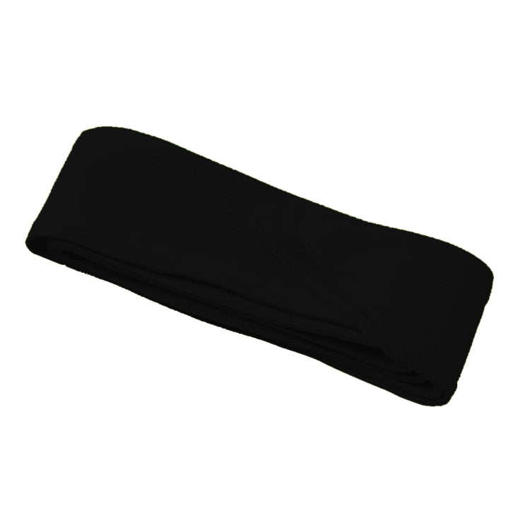Unisex Schweißableitendes, dehnbares Sport-Yoga-Gym-Bandana Stirnband Schweißband Kopftuch Schal Wickel, Größe: 1.2*0.06m, Stirnband Schweißband (Schwarz)