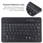 A06 Abnehmbare Lammlederstruktur Ultraleichte TPU Bluetooth-Tastatur Leder-Tablet-Hülle mit Ständer für iPad mini 6 / mini 7, A06