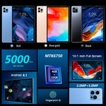 Android 8.1 MTK6750 Octa-Core, Dual-SIM-Unterstützung, WLAN, Bluetooth, GPS