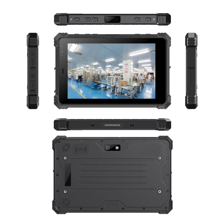 IP68 wasserdicht, stoßfest, staubdicht, Android 10.0 MT6771 Octa-Core, unterstützt GPS/WLAN/Bluetooth/NFC, UK-Stecker, 8 Zoll 4 GB + 64 GB