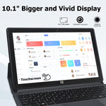 Windows 10, Intel Celeron J3455 Quad Core, Unterstützt TF-Karte & HDMI & BT & Dual-WLAN, Tastatur nicht im Lieferumfang enthalten, N4000 4-Kern 8GB+128GB