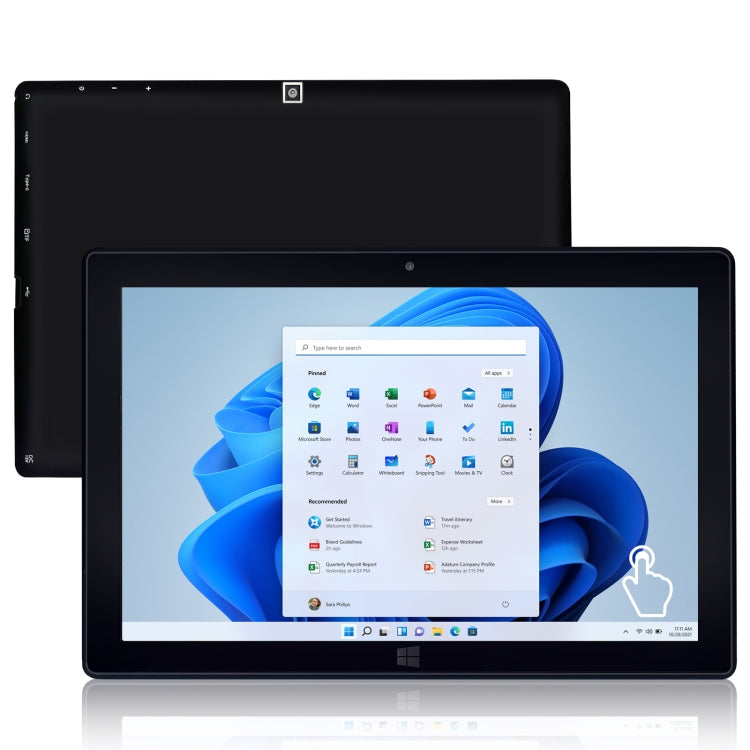 Windows 10, Intel Celeron J3455 Quad Core, Unterstützt TF-Karte & HDMI & BT & Dual-WLAN, Tastatur nicht im Lieferumfang enthalten, N4000 4-Kern 8GB+128GB