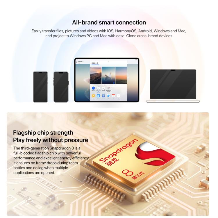 Honor MagicPad3 12,5 Zoll WiFi Tablet PC, 8GB+256GB MagicOS 9.0.1 Qualcomm Snapdragon 8 Gen3 Octa Core, 8GB+256GB