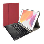 RK109C Abnehmbare magnetische Kunststoff-Bluetooth-Tastatur mit Touchpad + Seidenmuster TPU-Tablet-Hülle für iPad Air 2020, mit Stifthalter & Ständer, RK109C