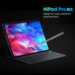 Ohne Tastatur, Android 11, Qualcomm Snapdragon 662 Octa-Core bis zu 2,0 GHz, unterstützt Dual-SIM & Bluetooth & WiFi & TF-Karte (Schwarz+Blau), HiPad Pro 8 GB+128 GB