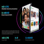 Ohne Tastatur, Android 11, Qualcomm Snapdragon 662 Octa-Core bis zu 2,0 GHz, unterstützt Dual-SIM & Bluetooth & WiFi & TF-Karte (Schwarz+Blau), HiPad Pro 8 GB+128 GB