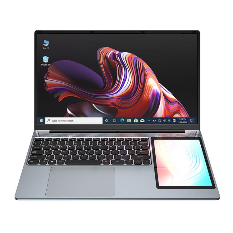 UNIWA ULAP Q15ZR Laptop, 8GB+512GB, 15,6 Zoll und 7 Zoll Dual Display Windows 11 Intel Alder Lake N100 Octa Core, AU Stecker, 8GB+512GB