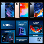 Android 10.0 MTK6750 Octa Core 1,8 GHz, Dual-SIM, unterstützt GPS, OTG, WiFi, BT, 4 GB + 64 GB, MTK6750 4 GB + 64 GB