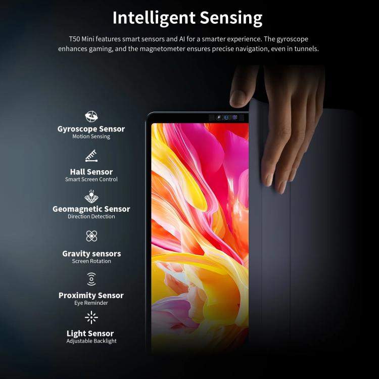 Teclast T50 Mini 4G LTE Tablet PC, 8GB+128GB, 8,7 Zoll Android 15 MediaTek Helio G99 Octa Core, Dual SIM Unterstützung, T50 Mini