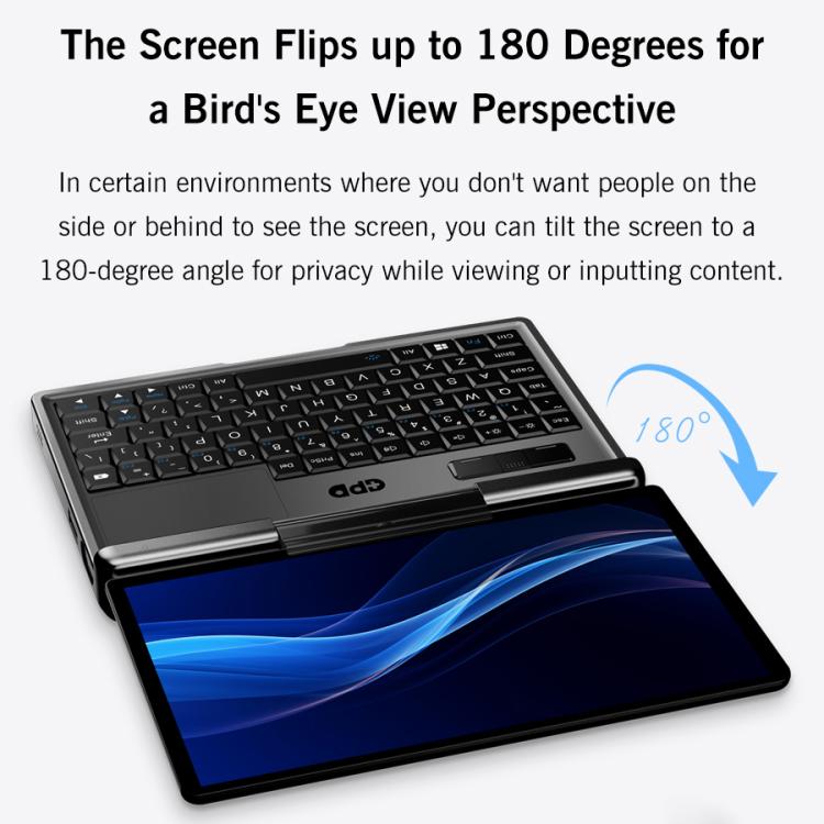 GPD MicroPC 2 Handheld Gaming PC, 16GB+512GB, 7 Zoll Windows 11 Pro Intel Prozessor N250, US-Stecker, WMC2573AU, WMC2573EU, WMC2573UK, WMC2573US