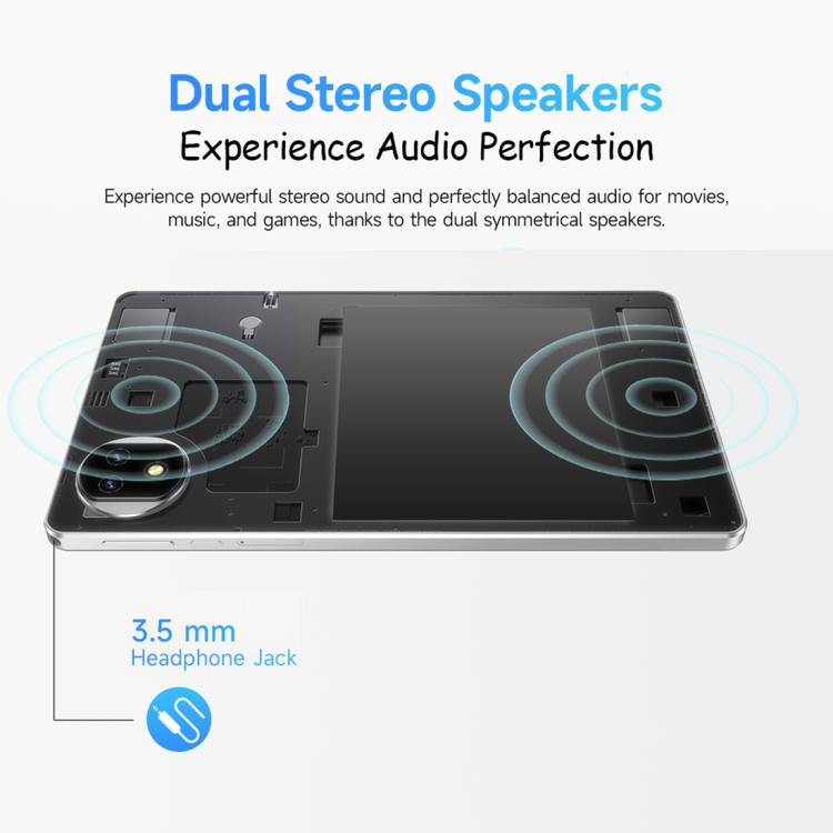 Ulefone Tab A10 Pro Kids Tablet PC, 6GB+128GB, 8.68 Zoll Android 15 MediaTek Helio G91 Octa Core 4G Netzwerk, EU-Stecker