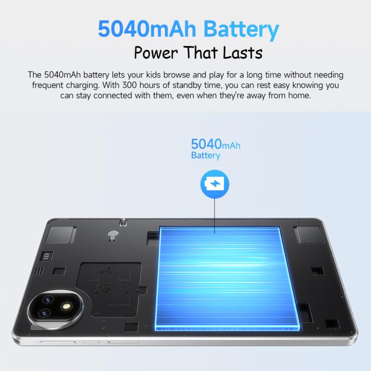 Ulefone Tab A10 Pro Kids Tablet PC, 6GB+128GB, 8.68 Zoll Android 15 MediaTek Helio G91 Octa Core 4G Netzwerk, EU-Stecker