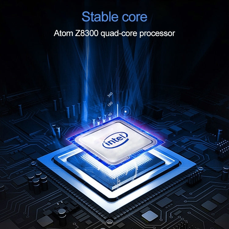 Windows 10, Intel Atom Z8300 Quad Core, TF-Karten- und HDMI- & Bluetooth- & WLAN-Unterstützung, 4GB+64GB / Z8300 2.5D