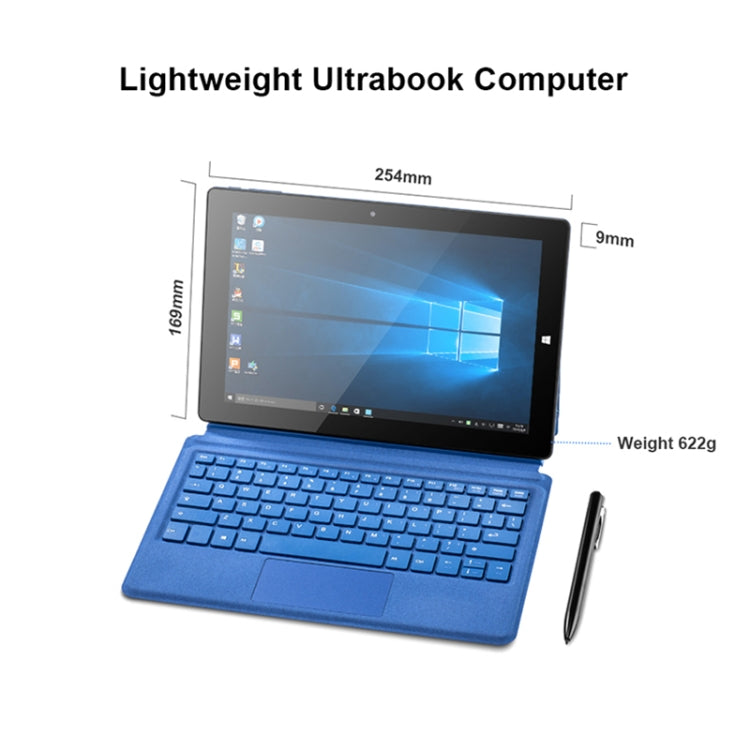 Windows 10 System, Intel Gemini Lake N4120 Quad Core bis zu 2,6 GHz, mit Tastatur und Stylus Pen, unterstützt Dual-Band WiFi & Bluetooth & TF-Karte & HDMI, US-Stecker, W10 mit Tastatur & Stylus Pen