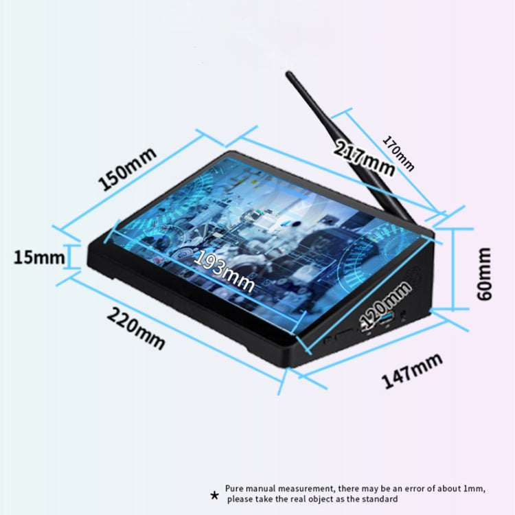 PiPo X9S All-in-One Mini-PC, 9,0 Zoll, 4GB+64GB, Windows 10 Intel Celeron J4105 Quad Core, US-Stecker, 4GB+64GB