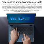 Windows 10 Professional Edition, Intel Core i5-1135G7 Quad-Core bis zu 4,2 GHz, unterstützt WiFi 6 & Bluetooth & HDMI, US-Stecker (Blau), Yoga 1JCD Core i5