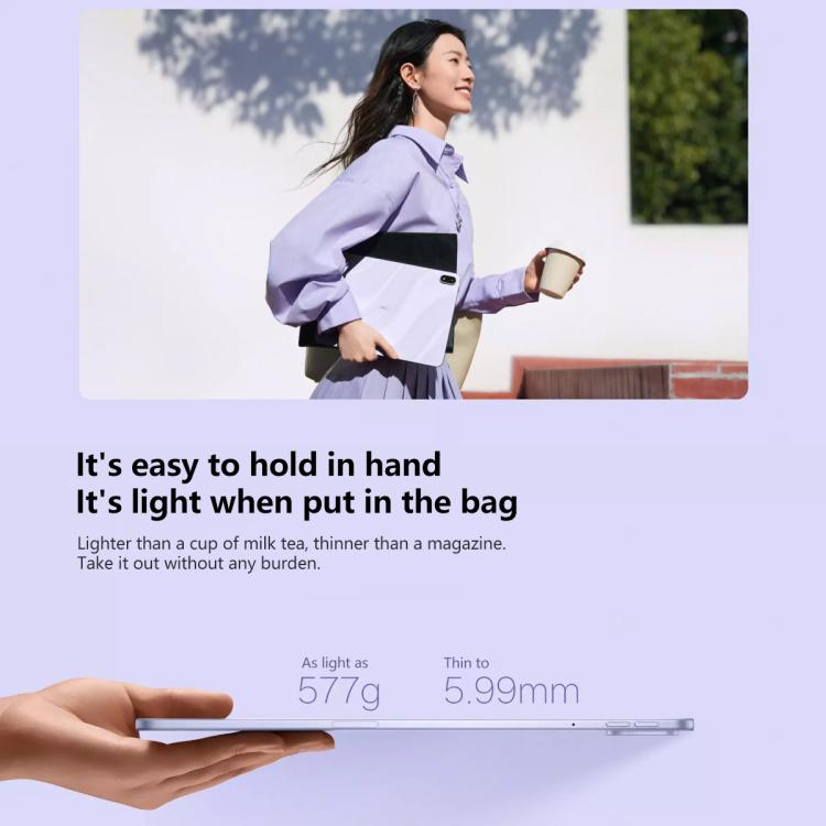OPPO Pad 5 12,1 Zoll Soft Light Screen Tablet PC, 8GB+256GB, ColorOS 16.0 MediaTek Dimensity 9400+ Octa Core, 8GB+256GB Soft Light