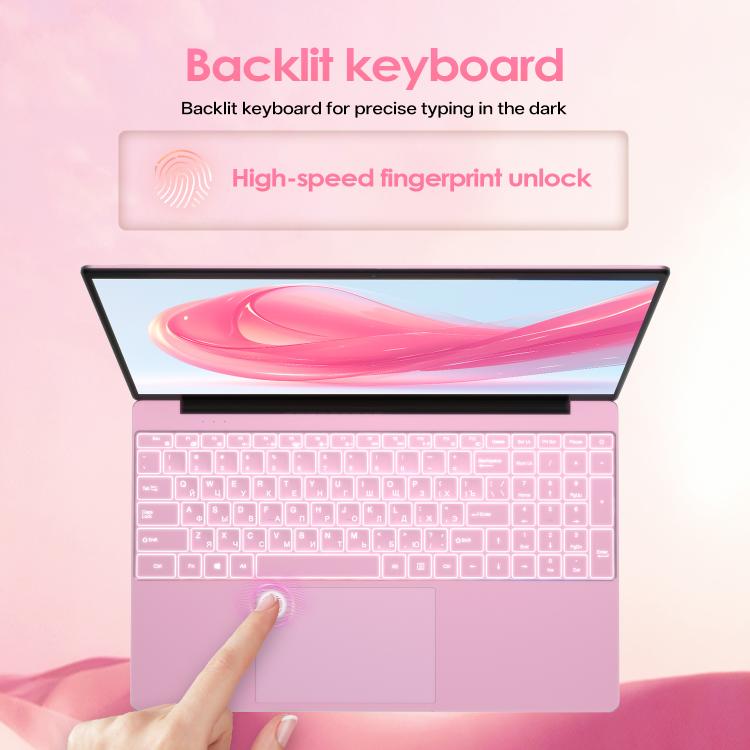 GXMO T152J 15,6 Zoll Laptop, ohne Arbeitsspeicher, Windows 11 Pro Intel Celeron N5100 Quad-Core, unterstützt Fingerabdruck-Entsperrung, AU-Stecker, ohne Arbeitsspeicher, AU-Stecker