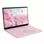 GXMO T152J 15,6 Zoll Laptop, 16 GB+512 GB, Windows 11 Pro Intel Celeron N5100 Quad Core, unterstützt Fingerabdruck-Entsperrung, EU-Stecker, 16 GB+512 GB, EU-Stecker