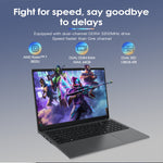 GXMO G156 15,6 Zoll Laptop, 16GB+512GB, Windows 11 AMD Ryzen 7 5825U Octa Core, unterstützt Fingerabdruck-Entsperrung, US-Stecker, 32GB+1TB