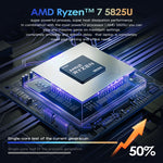 GXMO G156 15,6 Zoll Laptop, 16GB+512GB, Windows 11 AMD Ryzen 7 5825U Octa Core, unterstützt Fingerabdruck-Entsperrung, US-Stecker, 32GB+1TB
