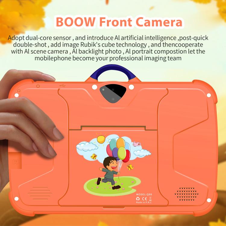 BDF C8 7 Zoll WiFi Kids Tablet PC, 1GB+16GB, Android 8.1 MTK6735 Octa Core CPU, US-Stecker, 3GB+32GB