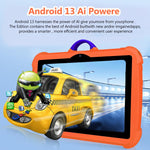 BDF C8 7 Zoll WiFi Kids Tablet PC, 1GB+16GB, Android 8.1 MTK6735 Octa Core CPU, US-Stecker, 3GB+32GB
