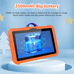 BDF C8 7 Zoll WiFi Kids Tablet PC, 2GB+32GB, Android 8.1 MTK6735 Octa-Core CPU, US-Stecker, 4GB+64GB