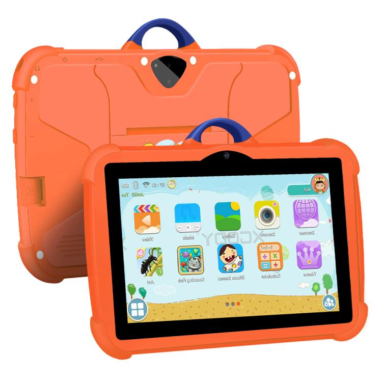 BDF C8 7 Zoll WiFi Kids Tablet PC, 2GB+32GB, Android 8.1 MTK6735 Octa-Core CPU, US-Stecker, 4GB+64GB