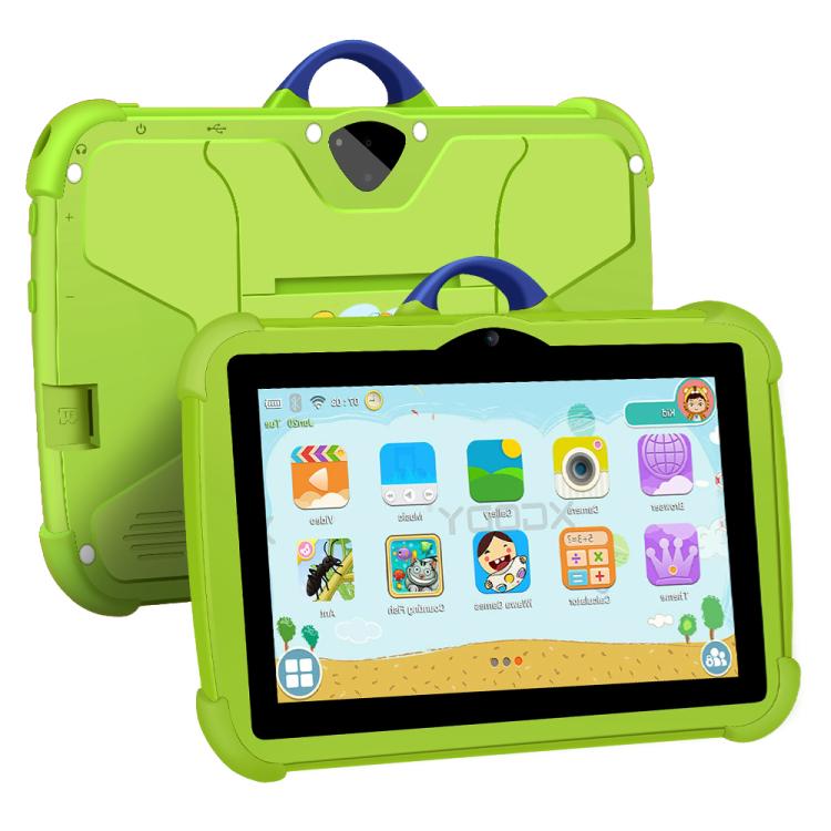 BDF C8 7 Zoll WiFi Kids Tablet PC, 2GB+32GB, Android 8.1 MTK6735 Octa-Core CPU, US-Stecker, 4GB+64GB
